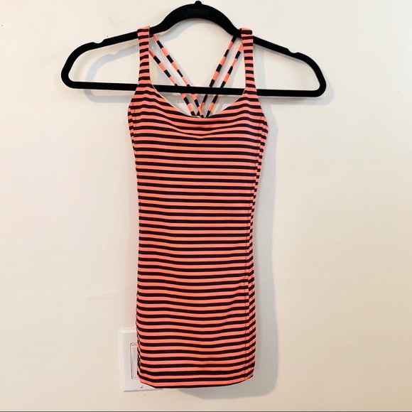 LULULEMON Free To Be Striped Cross Tank Top - Picture 4 of 11